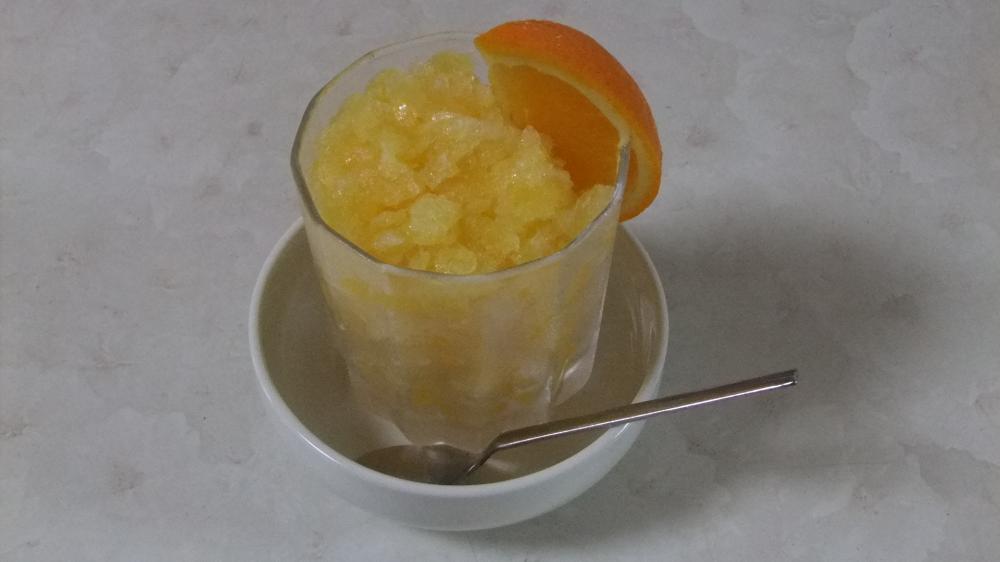 ネーブルオレンジのグラニテ