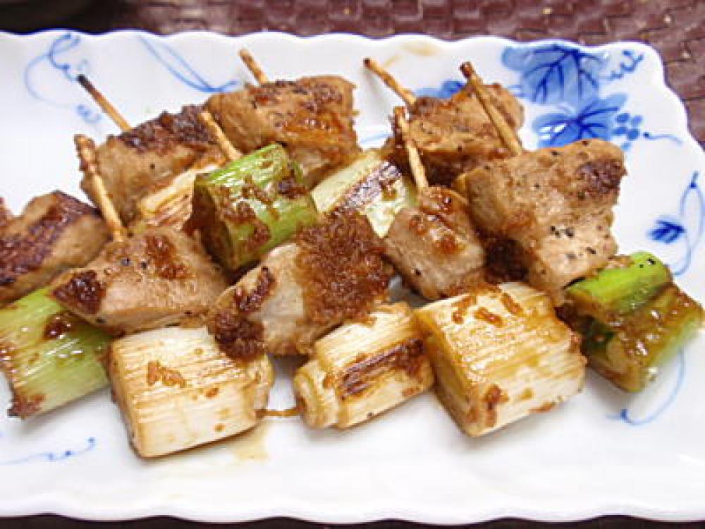 ”ねぎま”の甘辛ニンニク醤油焼き