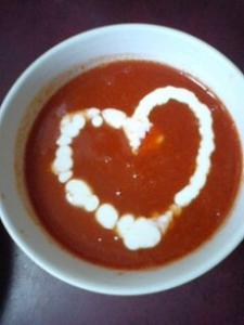 トマトのミルクスープ