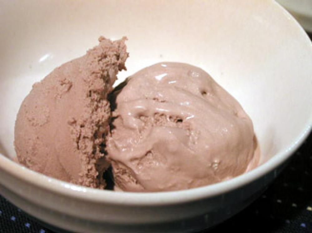ココアのアイスクリーム