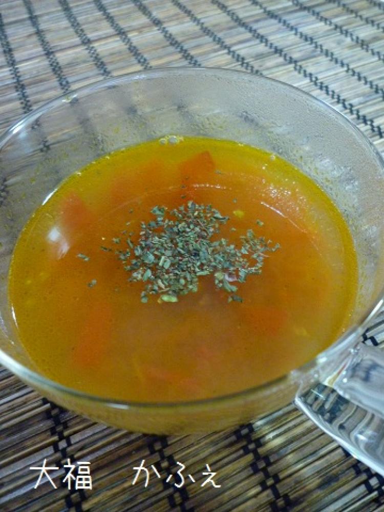 枝豆のトマトスープ
