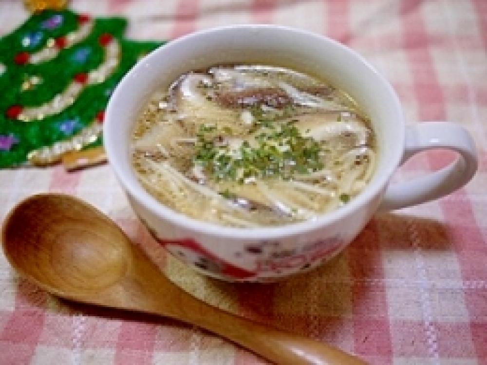 椎茸とえのきの簡単スープ