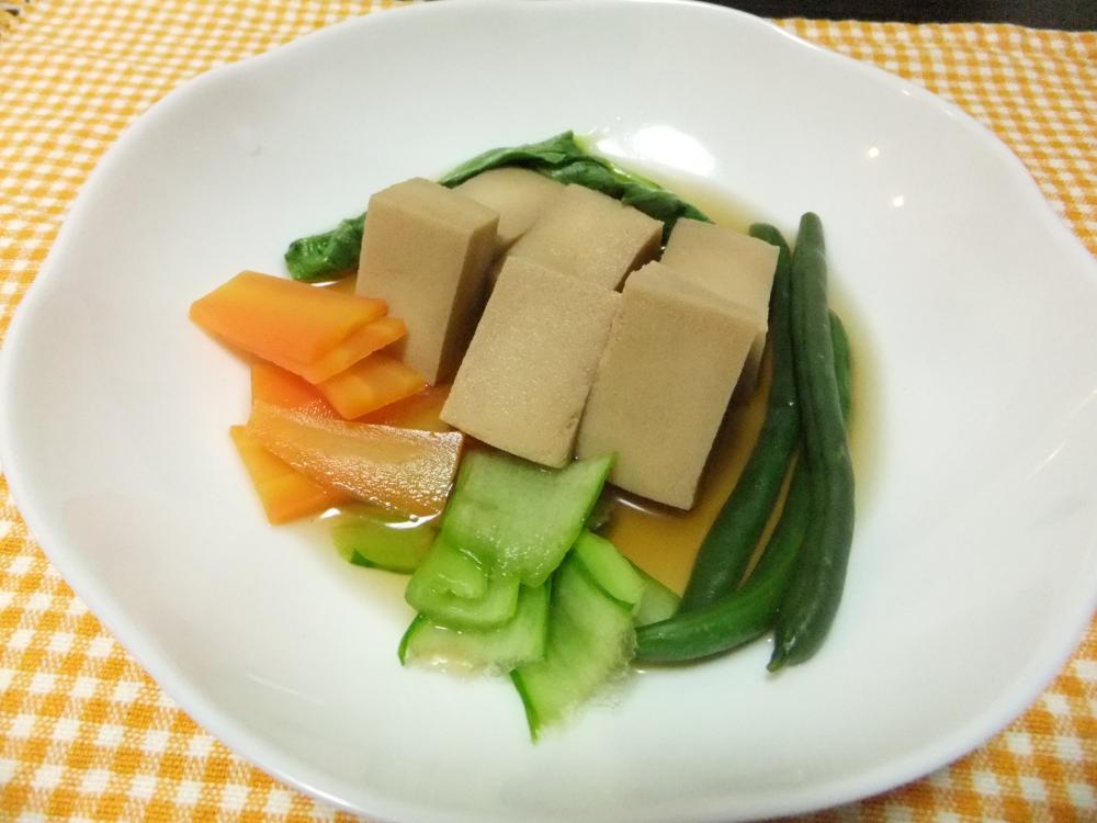 レンジで簡単！高野豆腐の含め煮