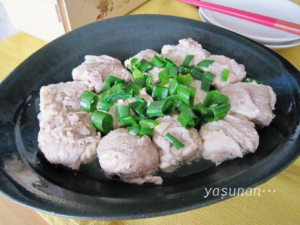豆腐の豚肉包み蒸し