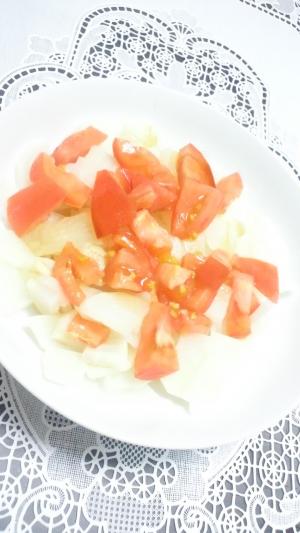 大根とトマトのレモン醤油サラダ