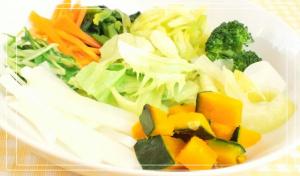 9種の温野菜プレート